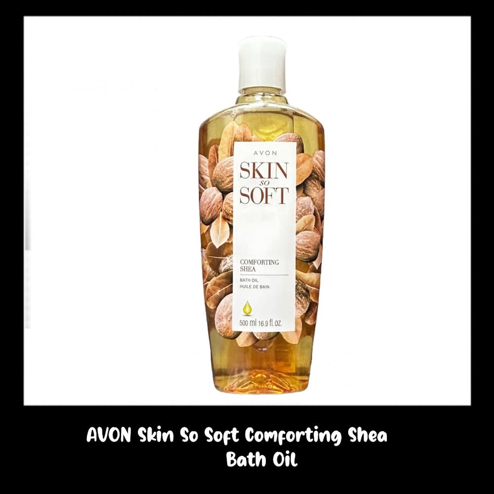 AVON Skin So Soft Comforting Shea 16.9 Fluid Ounces Bath Oil